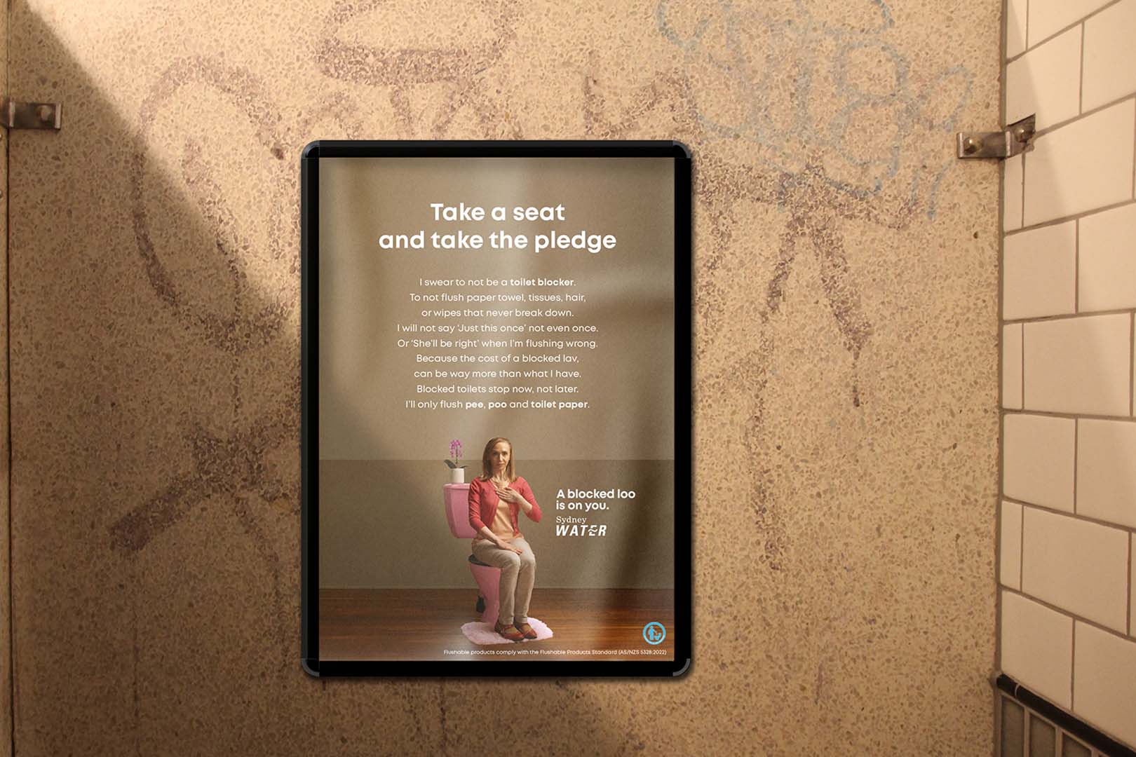 Sydney Water Toilet Blockers_Female Toilet Door